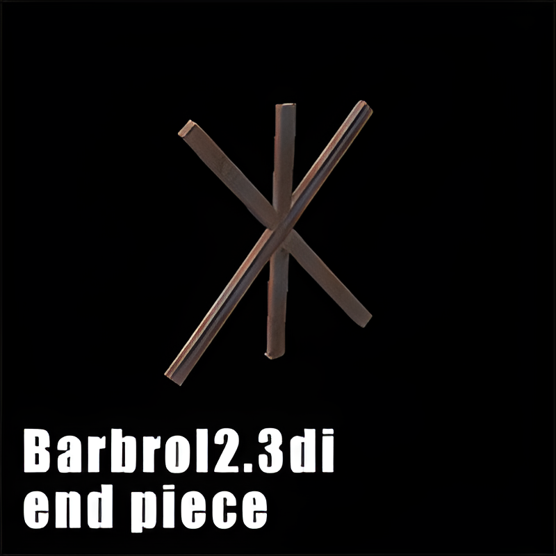 Barbed Wire Fence #2 (endpost)