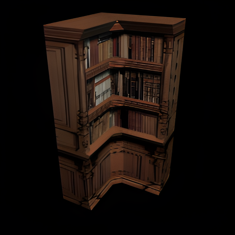 Corner Bookcase
