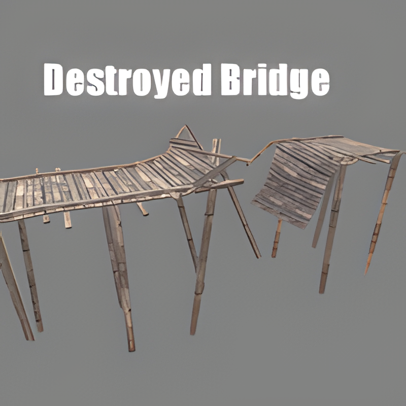 Wooden River Bridge (Husk)