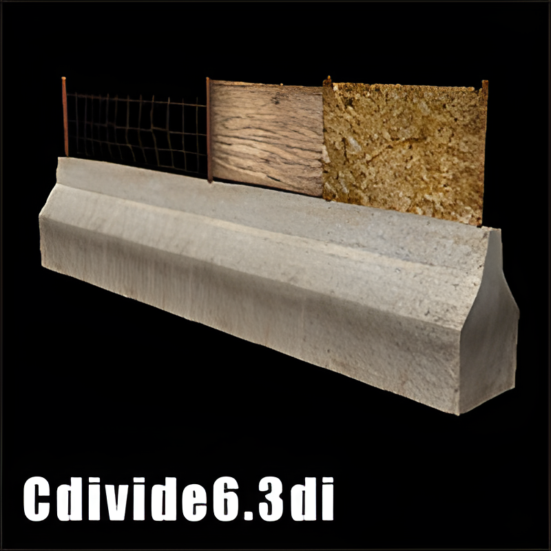 Concrete Lane Divider #6