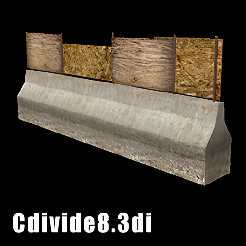Concrete Lane Divider #8