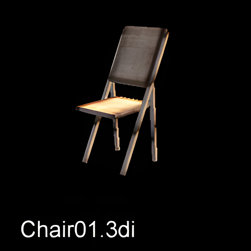 Wooden Four-Legged Chair