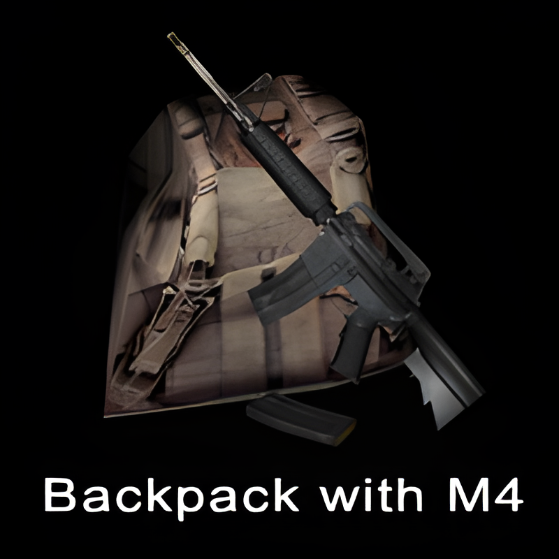 Cinematic Backpack w/ Gun