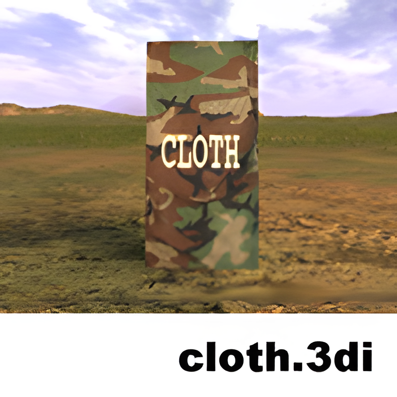 Cloth, particle test object