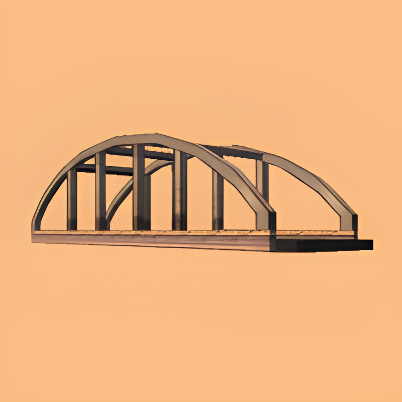 Single Span Metal Bridge