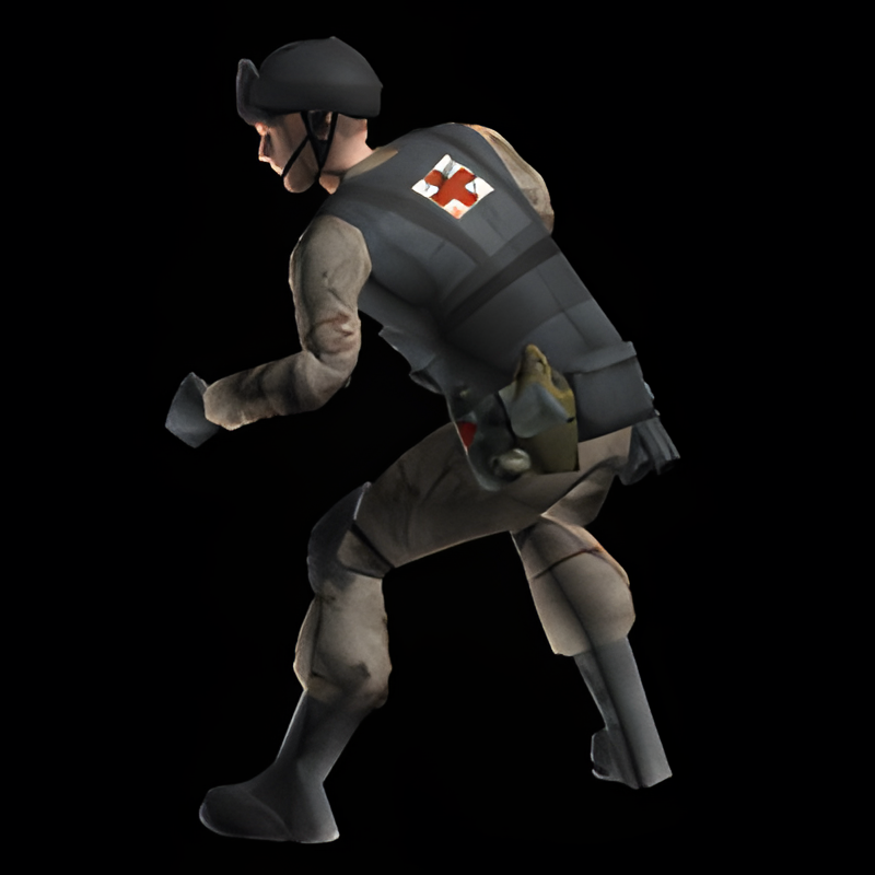 Friendly Delta Combat Medic (unarmed)