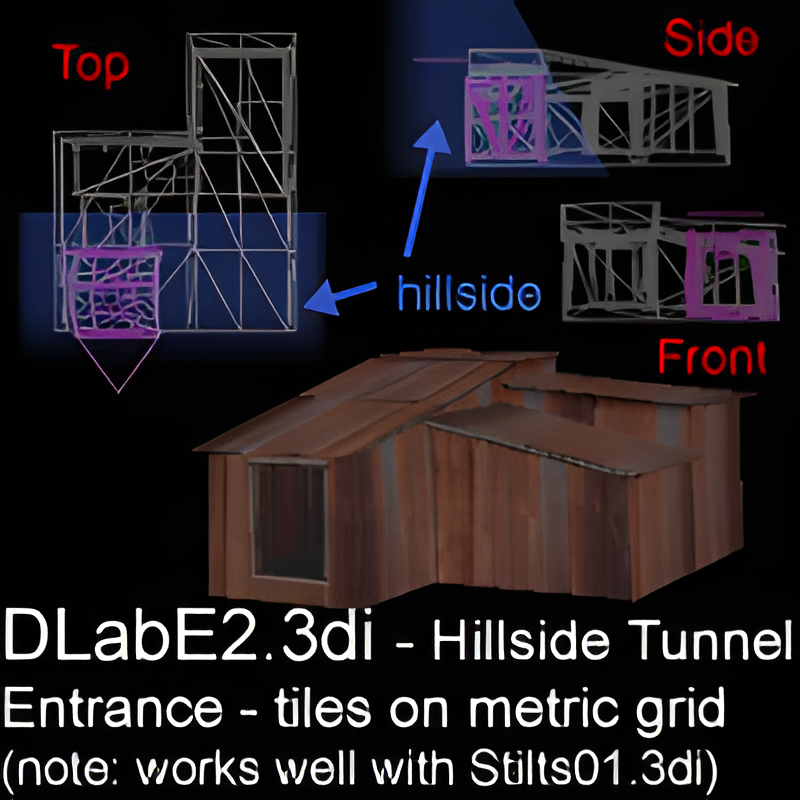 Underground Lab Tunnel Entrance #2
