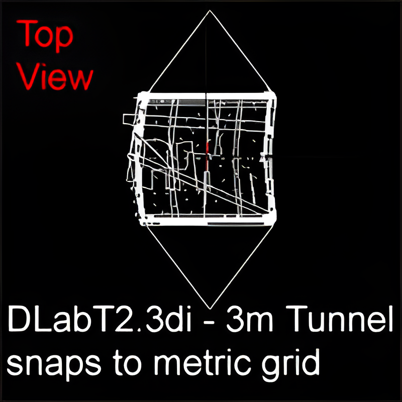 Underground Lab Tunnel Hall (3m)
