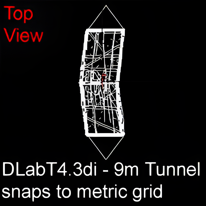 Underground Lab Tunnel Hall (9m)