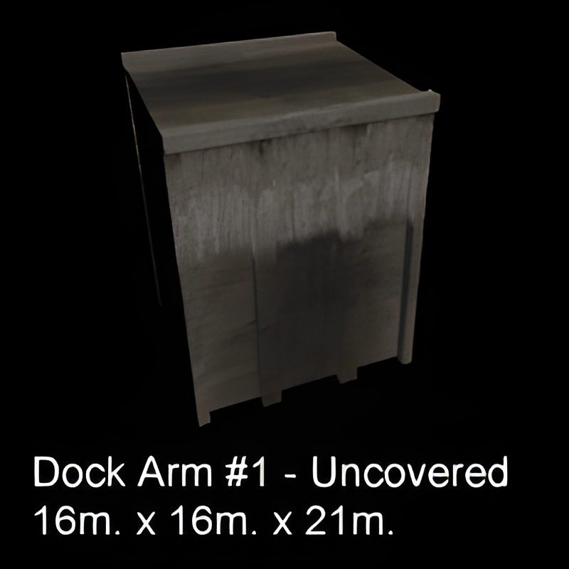 Uncovered Concrete Pier Piece