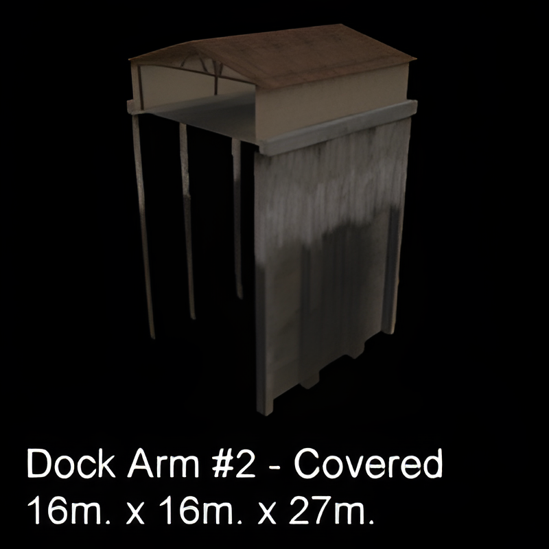 Covered Concrete Pier Piece