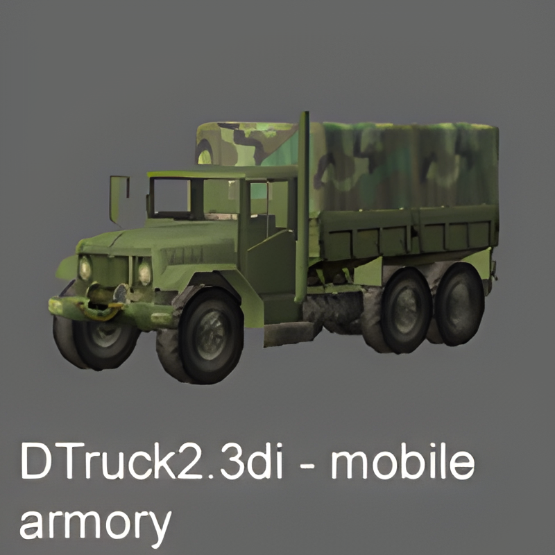 Drivable M939 Transport Truck w/ armory