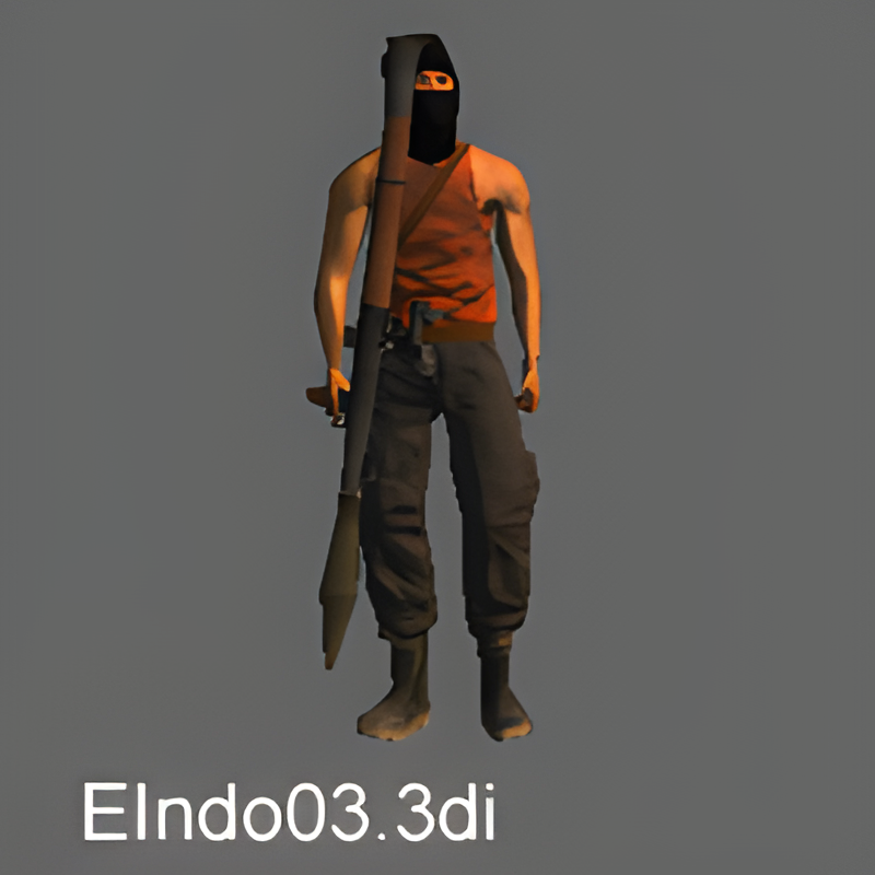 Indonesian Rebel #3 w/ RPG-7