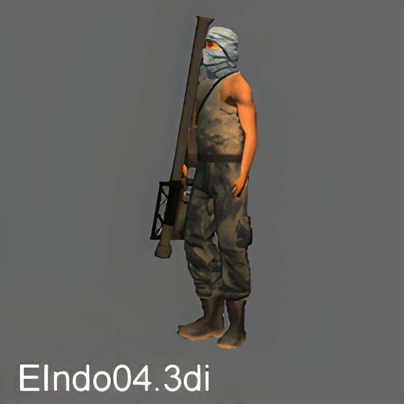 Indonesian Rebel #4 w/ Stinger Missle