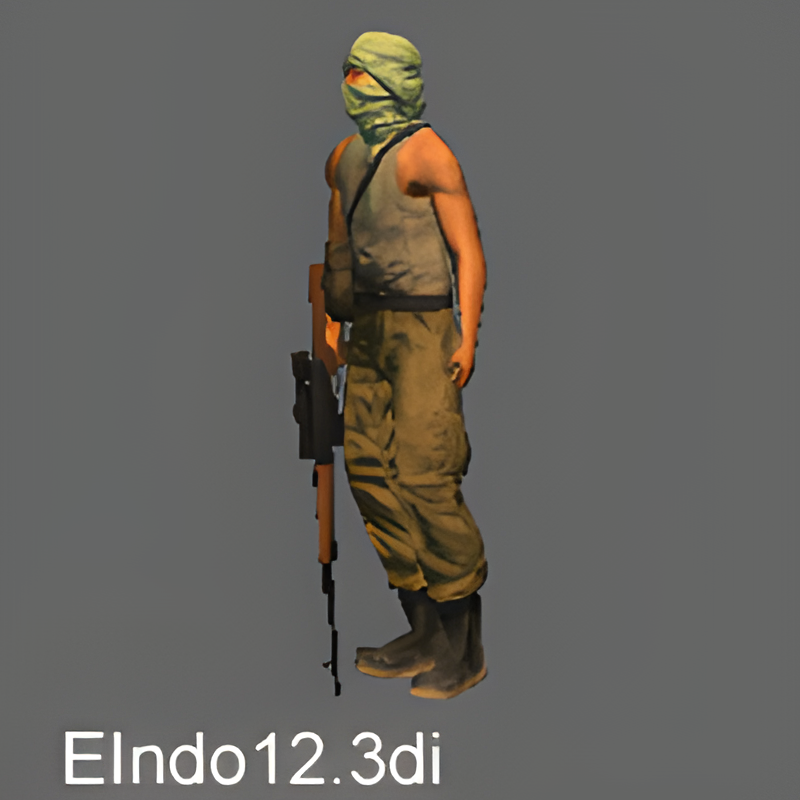 Indonesian Rebel #12 Male w/ Dragunov