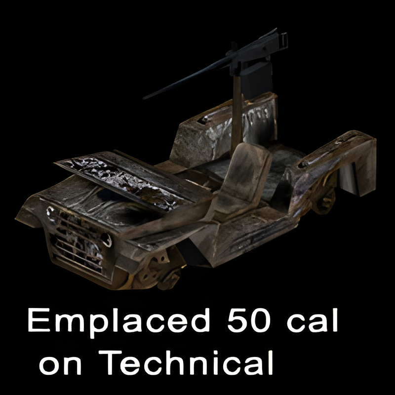 Technical Husk w/ Working 50 Cal.