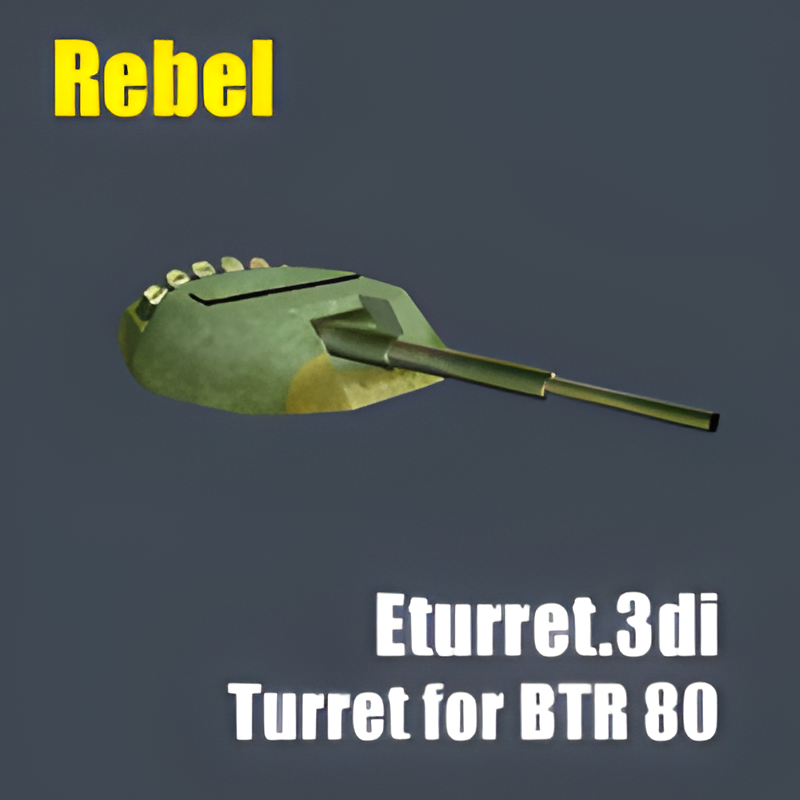 BTR-80 APC 27A2 30mm Cannon