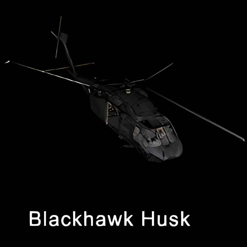 Downed Black Hawk Helicopter