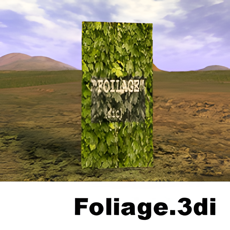 Foliage, particle test object