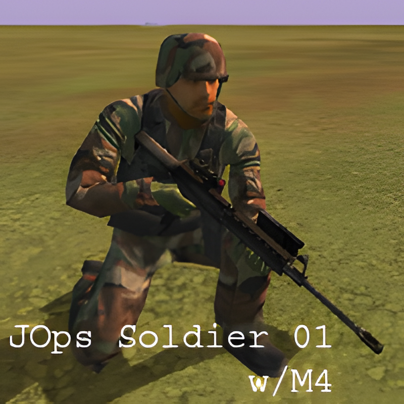 Friendly Soldier #1 w/ M4A1