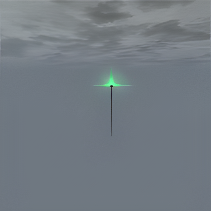 fx Green Flashing Light - Sine Slow