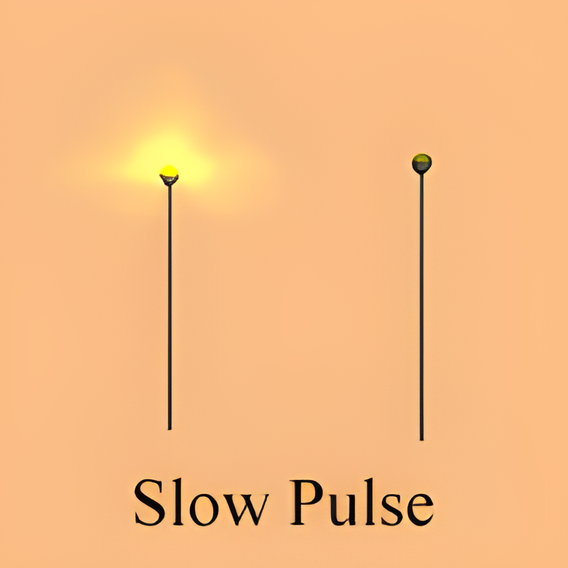 fx Yellow Flashing Light - Pulse Slow