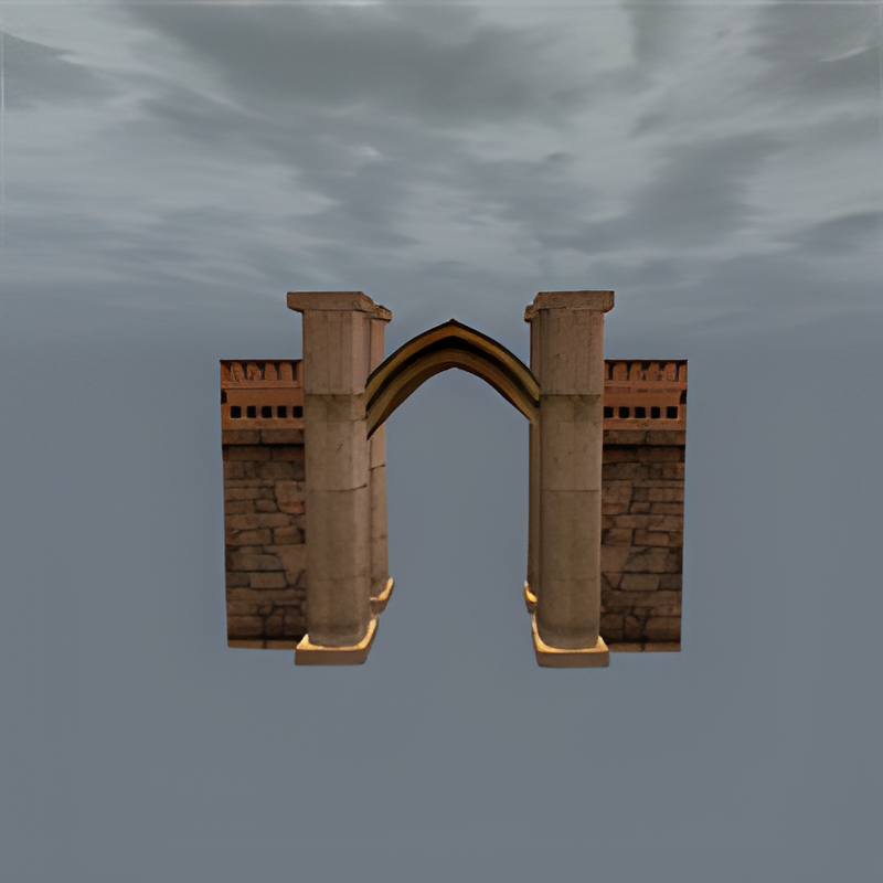 Medieval Fortress Entrance