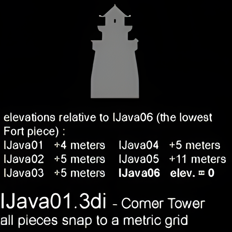 Indonesian Fort Piece #1