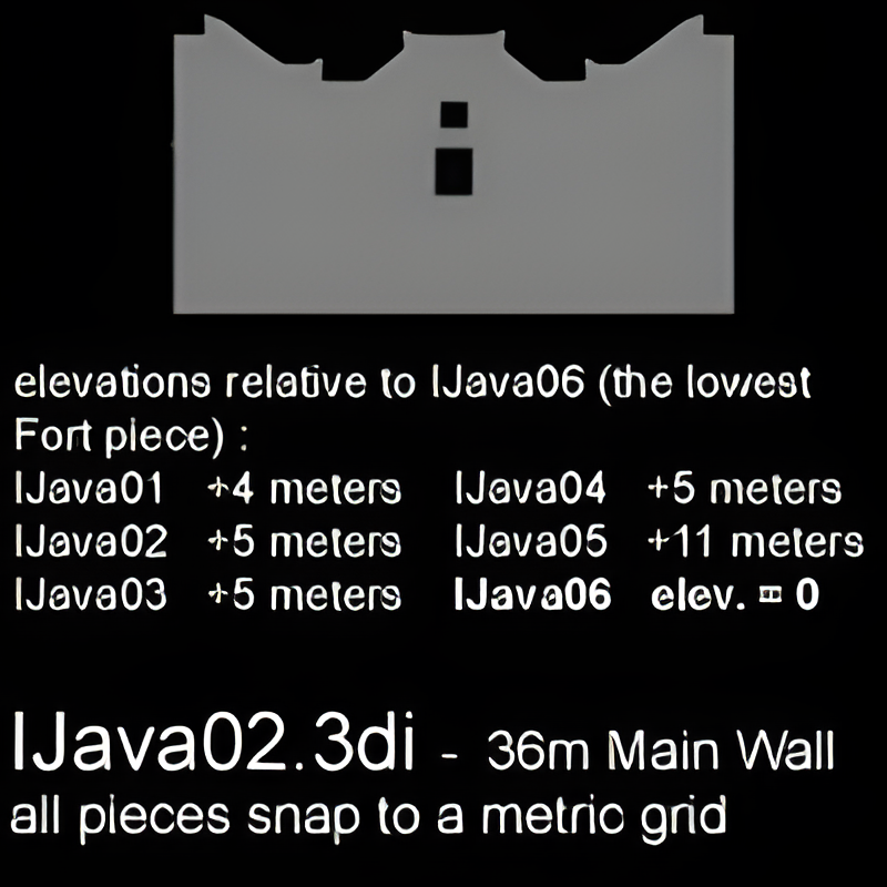 Indonesian Fort Piece #2