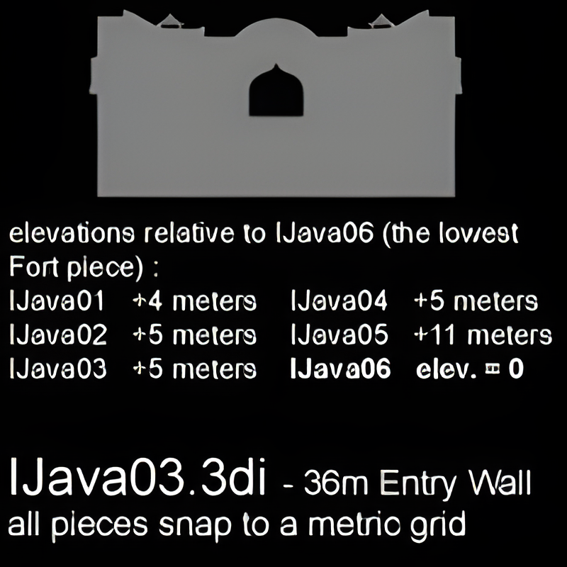 Indonesian Fort Piece #3