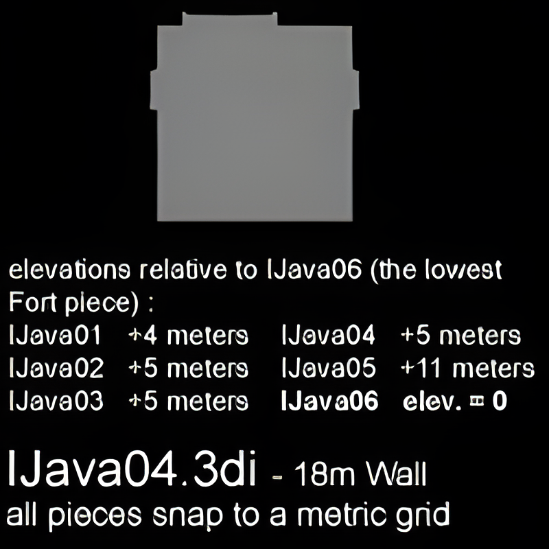 Indonesian Fort Piece #4