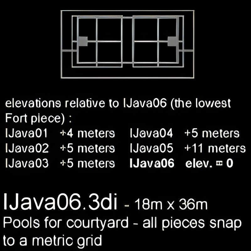 Indonesian Fort Piece #6