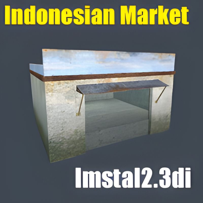 Indonesian Market Building #2