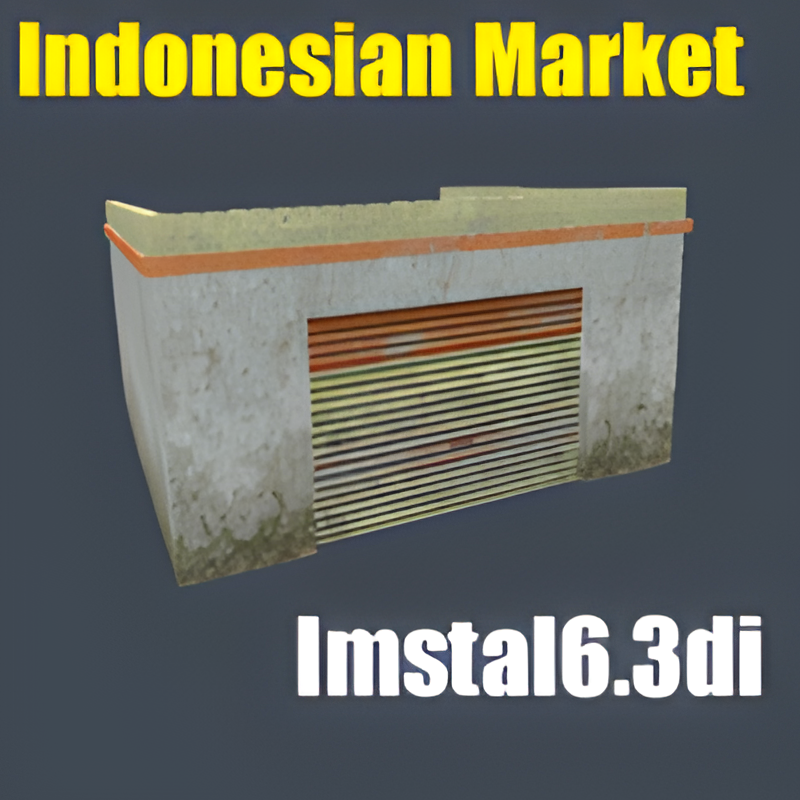 Indonesian Market Building #6