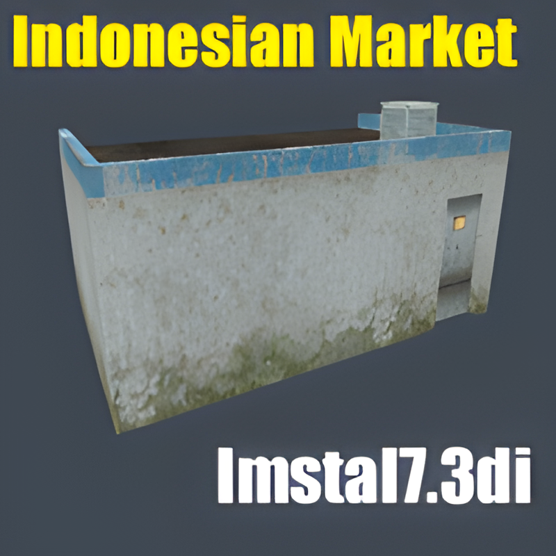 Indonesian Market Building #7
