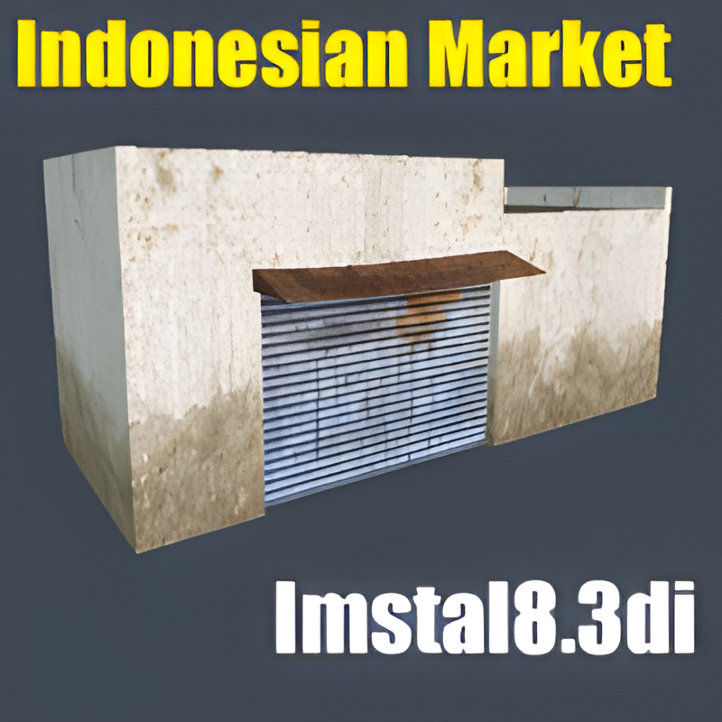 Indonesian Market Building #8