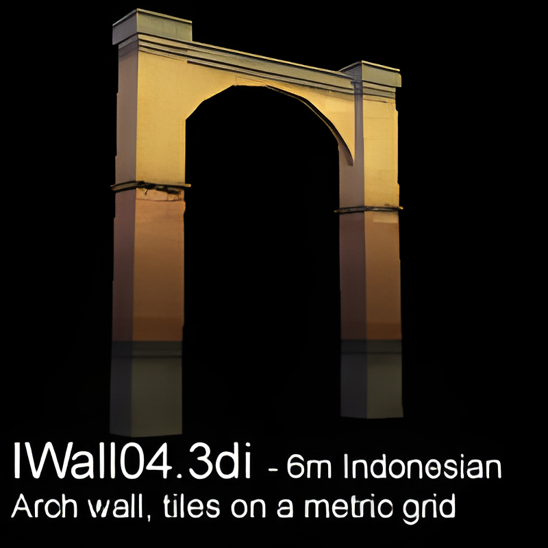 Indonesian Wall Arch (6m)