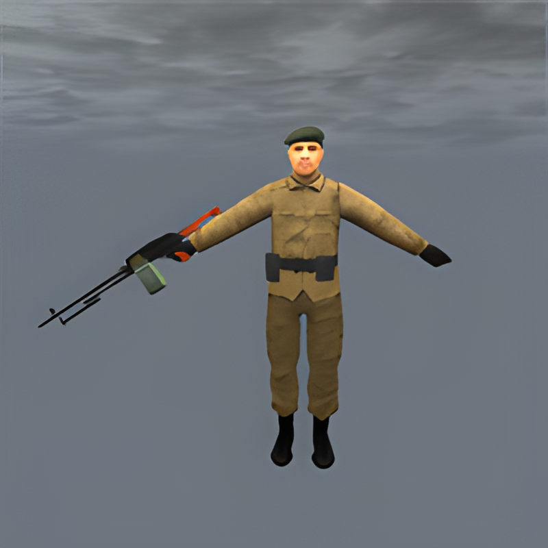 Russian Rebel #2 w/ PKM