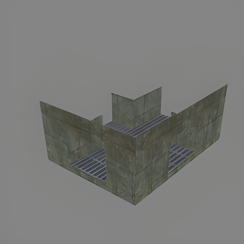 Small Underground Bunker Room #2 w/ 2 Doors