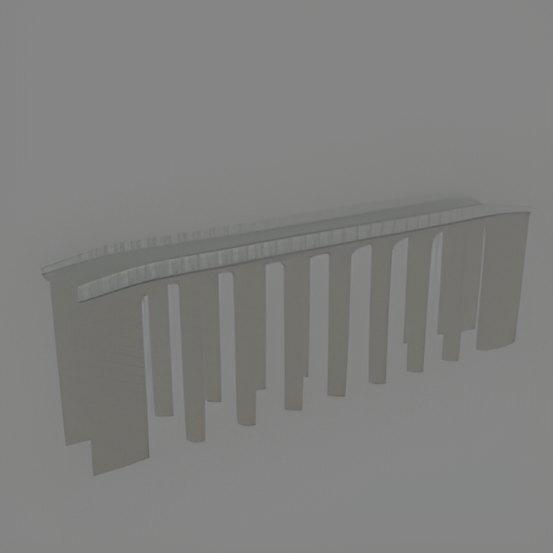 Concrete River Bridge