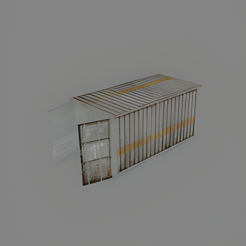 Metal Cargo Container (gray)