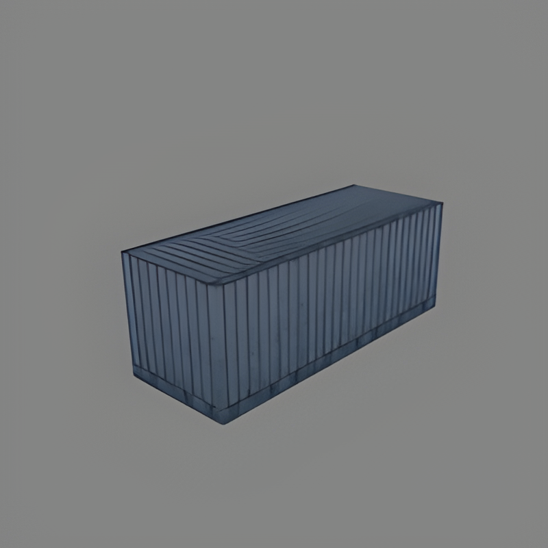 Metal Cargo Container (blue)