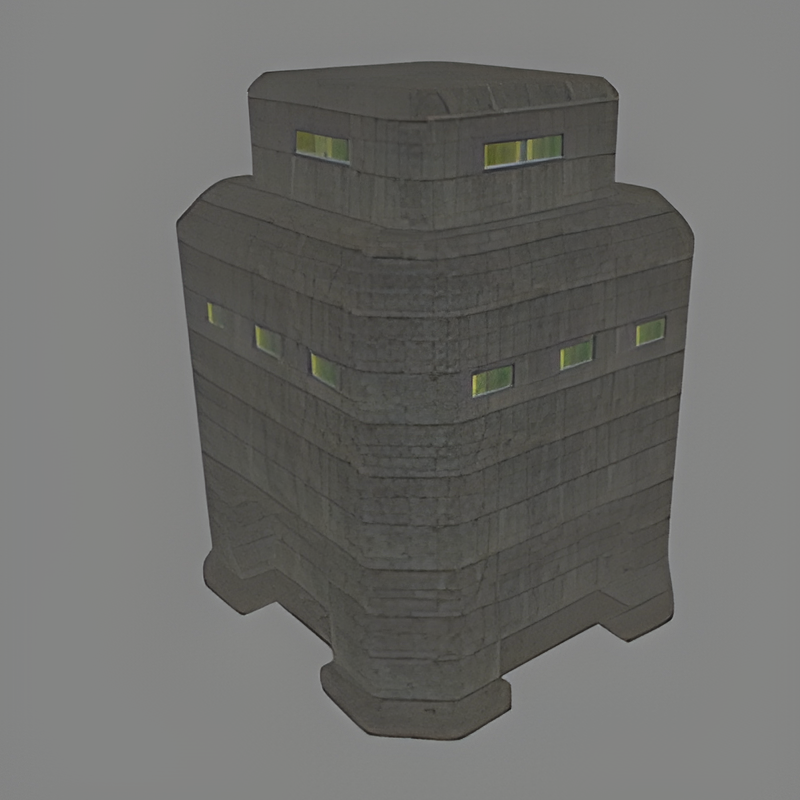 Concrete Large Tower