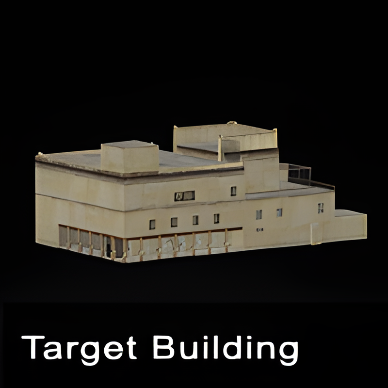 Main Mogadishu Target Building