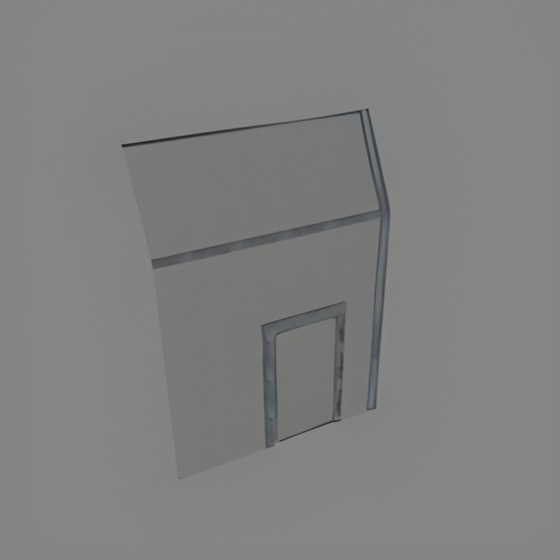 Chain Link Fence Section w/ Door