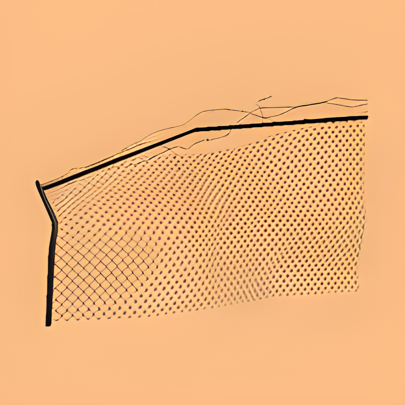 Bent Chain Link Fence w/ One Pole (8m)