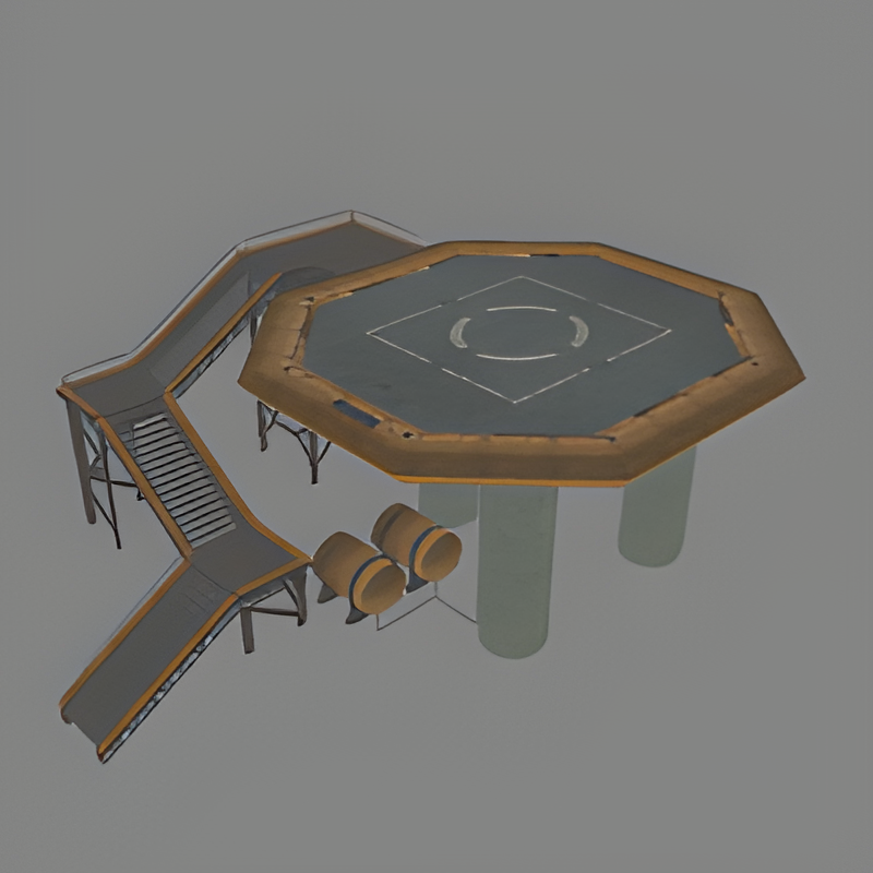 Helipad w/ Stairs