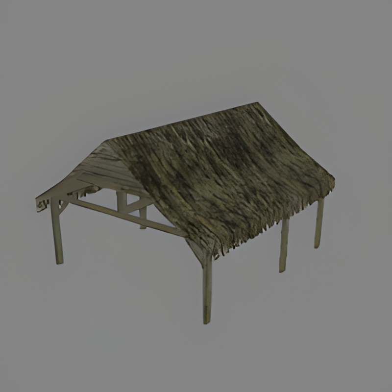 Wooden Hut #4 (roof only)