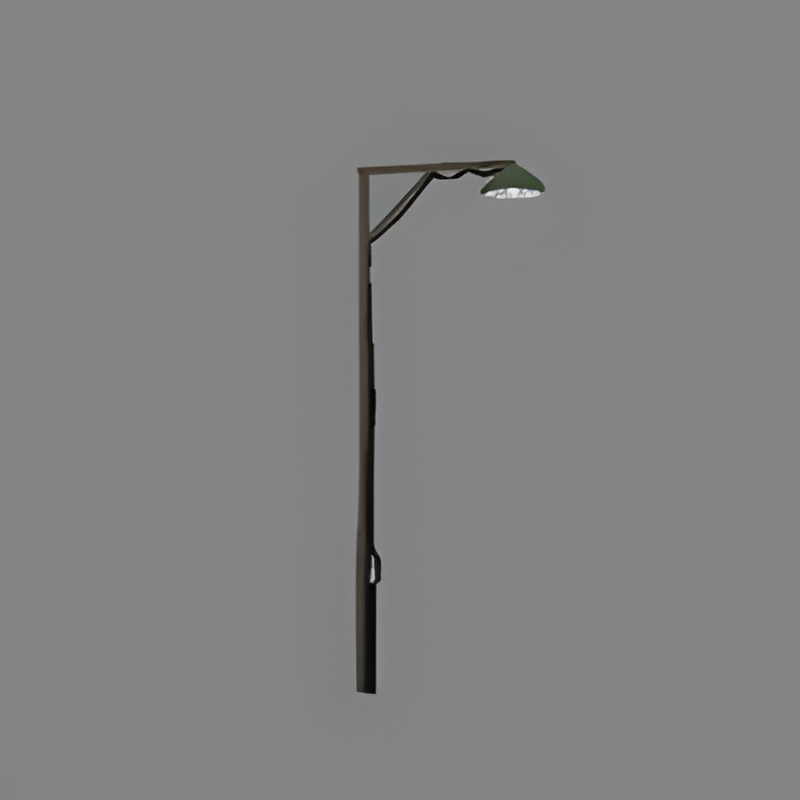 Metal Light Post (w/ light)
