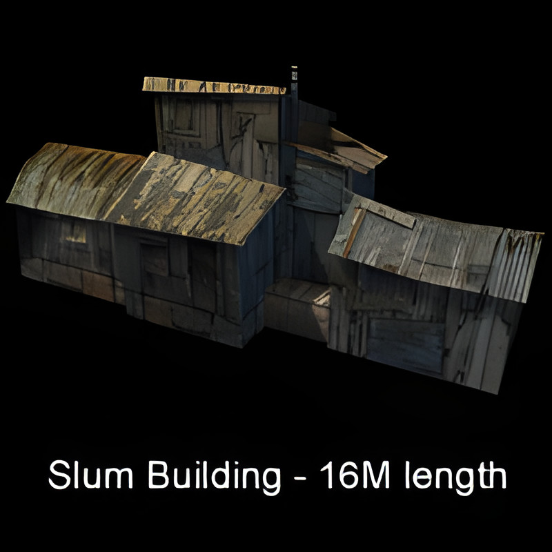 Mogadishu Slum Hut (Four Connected Units)